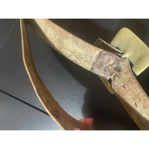 Vintage Great Western Railroad GWR Birmingham Station Master- Brass Belt Buckle - Picture 4 of 6